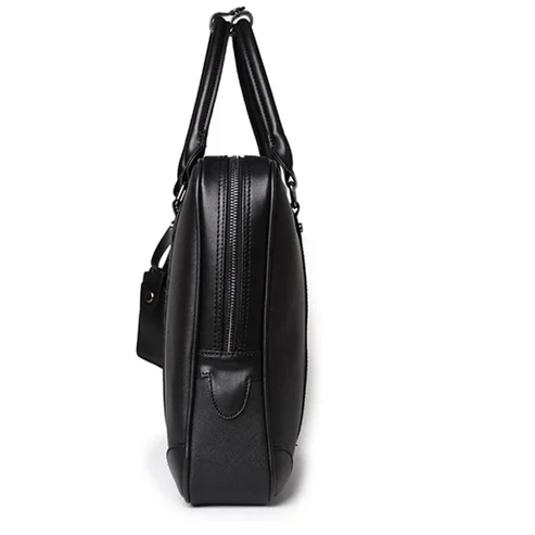 14-inch Leather Laptop Briefcase Handbag